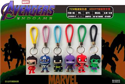 7CM复仇者带底座带手绳 6只OPP袋装带手绳 - OBL10175612