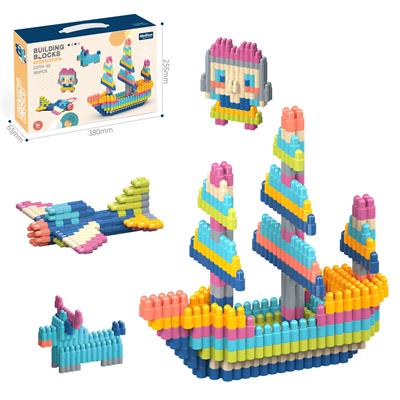 DIY拼装子弹积木320PCS/莫兰迪色系 - OBL10175767