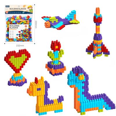 DIY拼装子弹积木300PCS/彩虹色系 - OBL10175934