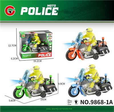 小号灯光声音回力摩托车警车 - OBL10179731