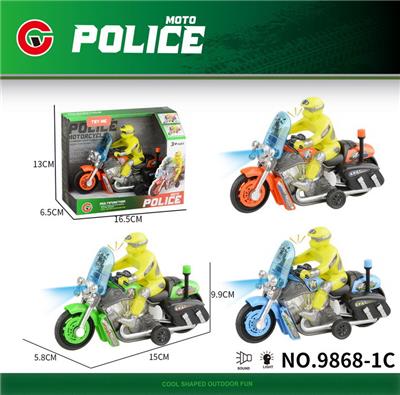 小号灯光声音回力摩托车警车 - OBL10179732