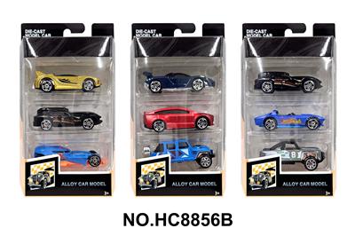 1:64合金肌肉车3只盒装 - OBL10182196