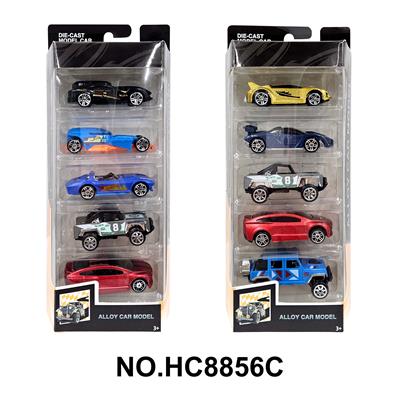 1:64合金车6款5只盒装 - OBL10182197