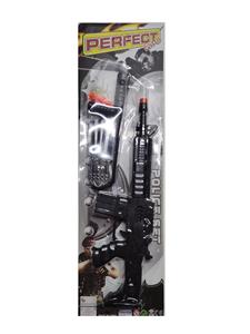 实色针枪配警徽警棍 - OBL10183404