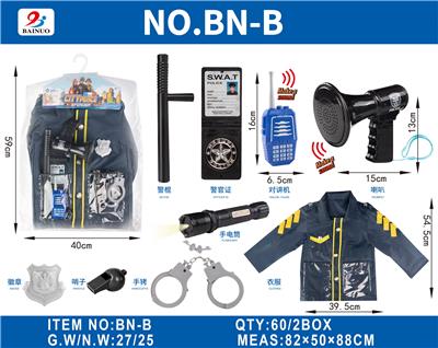 超透PVC卡头袋警察套装 - OBL10187138