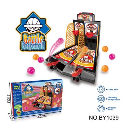 桌面游戏双人手指弹射篮球投篮机亲子互动玩具 - OBL10187704