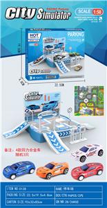 停车场（3只回力合金车） - OBL10191365