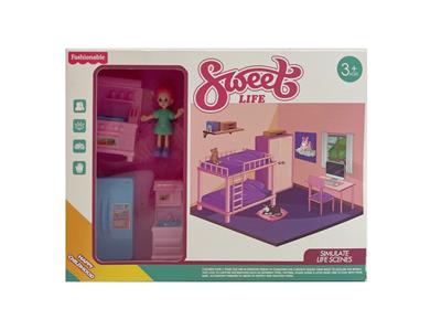 小女孩居家情景套装 - OBL10194435