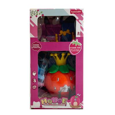 草莓屋换装芭比厨房套装 - OBL10194440