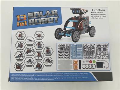 STEM DIY 13合1太阳能机器人(自
装型玩具)产品加说明书-科学项目套件 12 合 1,儿童教育科学实验建筑机器人套件,适合 8-12 岁男孩和女孩,创造太阳能发动机组装机器人套件乌龟机器人
- OBL10204092