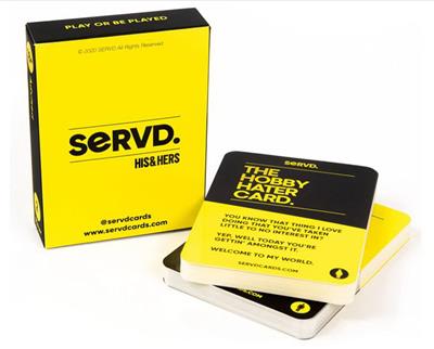 为他/她服务- 成人搞笑现实生活情侣纸牌游戏。送给男士和女士的有趣情侣礼物 - OBL10204213