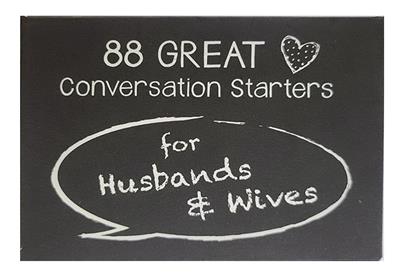 88 个适合丈夫和妻子的对话开场者 – 已婚夫妇的浪漫纸牌游戏 - OBL10204274