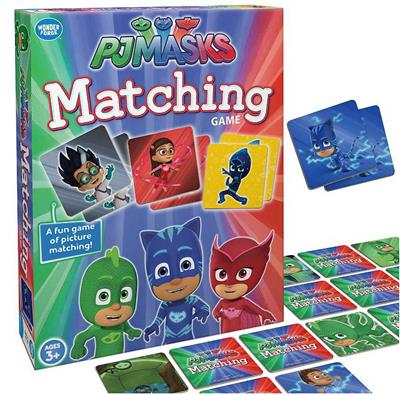 PJ 面具匹配游戏 | 适合 3 至 5 岁的男孩和女孩 | 有趣的快速记忆游戏 | 康纳、格雷格、阿玛雅、夜忍者等 - OBL10204307