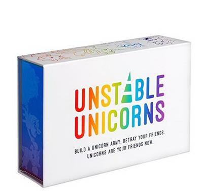 独角兽新一代冒险卡牌游戏玩具扩展包-青少年成人棋盘游戏-战略设计添加到基础不稳定独角兽完整扩展包，第二代白色 - OBL10204368