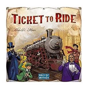 乘车票 US棋盘游戏 | 家庭棋盘游戏 | 成人和儿童棋盘游戏 | 火车游戏 | 适合 8 岁以上儿童 | 适合 2 至 5 名玩家 | 平均游戏时间 30-60 分钟 | Days of Wonder 制造 - OBL10204387