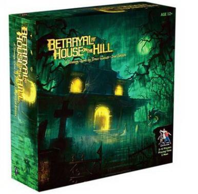 阿瓦隆山背叛在山上的房子-第二版合作棋盘游戏,适合 12 岁及以上,3-6 名玩家,50 个寒冷场景 - OBL10204400