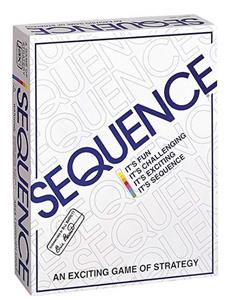 序列-带折叠板、卡片和筹码(包装可能有所不同)白色,10.3 x 8.1 x 2.3 英寸(约 26.2 x 20.6 x 5.9 厘米) - OBL10204414