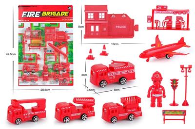 Sets / fire rescue set of / ambulance - OBL10209597