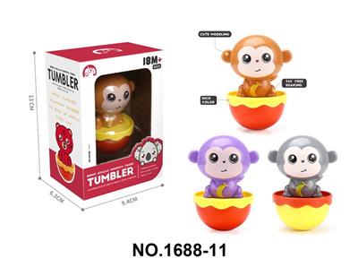 猴子不倒翁婴儿抓握益智早教玩具 - OBL10212295