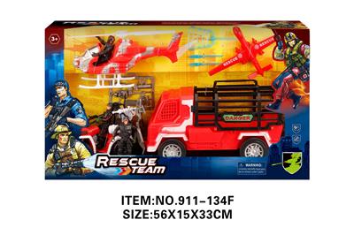 Sets / fire rescue set of / ambulance - OBL10213433