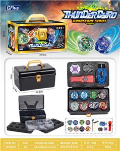 8颗陀螺+双拉尺发射器+单拉尺发射器+箭型发射器+双向拉线发射器 - OBL10226097
