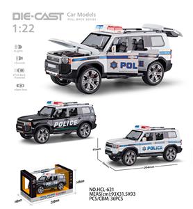 1: 22 Toyota prado return alloy car police car - OBL10227874