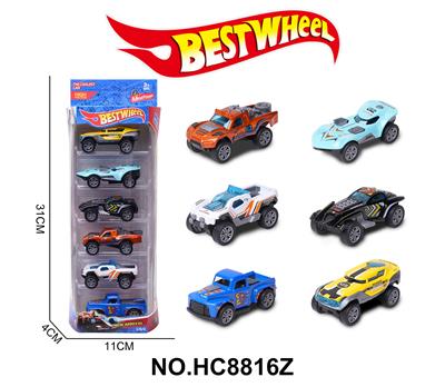 1:64合金车（越野车）6只盒装 - OBL10234316