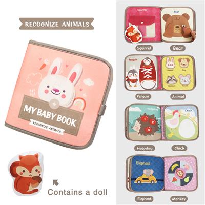 Animal quiet cloth book - OBL10241390