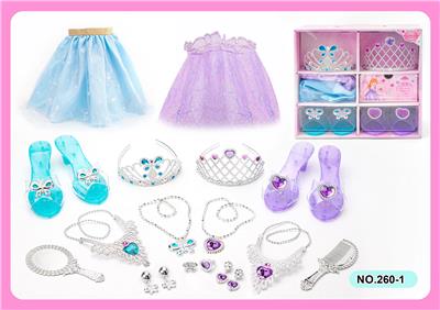 公主仙女棒魔棒电镀皇冠饰品宝石水晶装扮过家家新款DIY套装 - OBL10241730