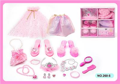 公主仙女棒魔棒电镀皇冠饰品宝石水晶装扮过家家新款DIY套装 - OBL10241734