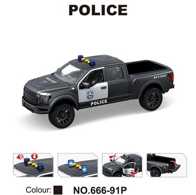 1:12惯性:皮卡警车（声音、灯光、开门、多功能） - OBL10243222