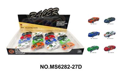 1:64合金跑车16只展示盒 - OBL10244606