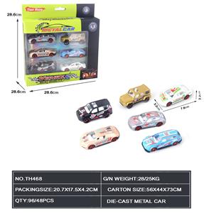 1:64合金跑车（6只装）
 - OBL10247247