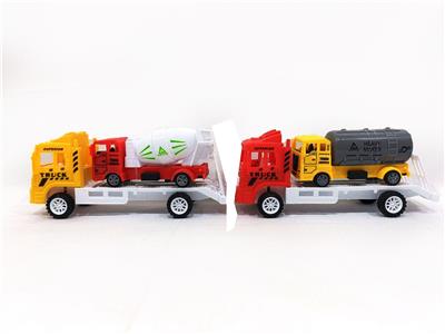 惯性拖头拖回力工程车（1只） - OBL10248953