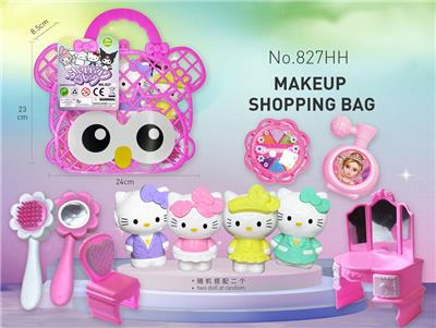 化妆+凯蒂猫2只 收纳购物包 - OBL10250321
