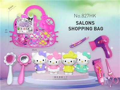 妆发+凯蒂猫2只 收纳购物包 猫款 - OBL10250324