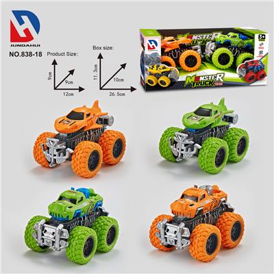 怪兽惯性车2款混装（2只） - OBL10252168