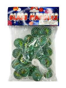 2.5CM 20粒 三花玻璃珠 - OBL10252606