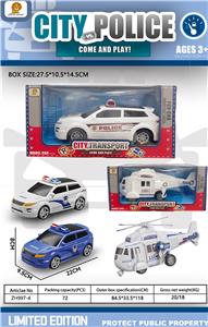 1：24惯性警察车2款3色款混装（不带电） - OBL10253239