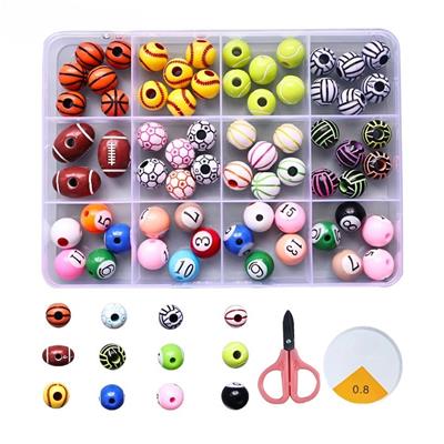 篮球橄榄球台球+剪刀线（12格） - OBL10254814