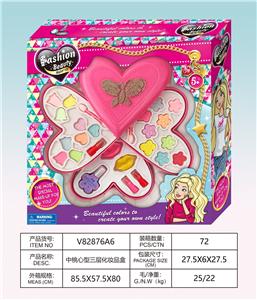 中桃心型三层化妆品盒 - OBL10256747