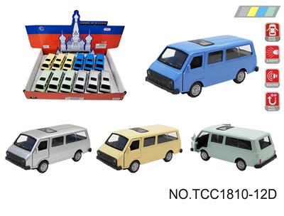 俄罗斯合金车面包轿车
（单款4色混装） - OBL10257851