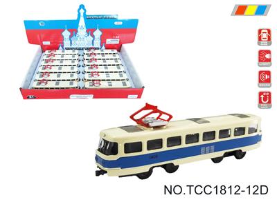 俄罗斯合金有轨电车
（单款3色混装） - OBL10257859