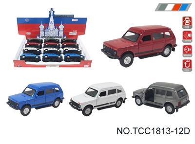 俄罗斯拉达尼瓦
合金车顶轿车
（单款4色混装） - OBL10257861