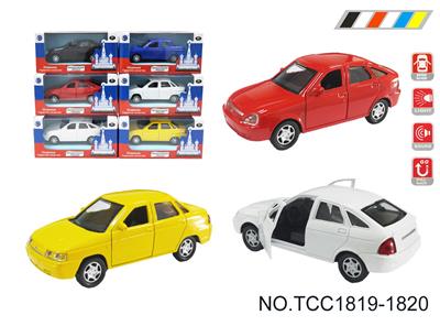 俄罗斯合金轿车
（两款各3色混装） - OBL10257882