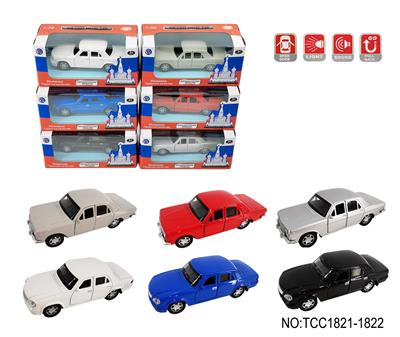 俄罗斯合金轿车
（两款各3色混装） - OBL10257888