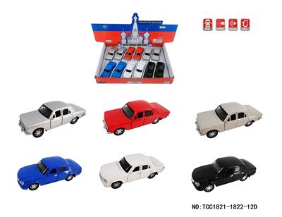 俄罗斯合金轿车
（两款各3色混装） - OBL10257889