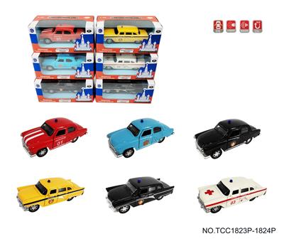 俄罗斯合金警车
（两款各3色混装） - OBL10257894