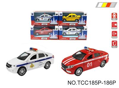 俄罗斯合金警车
（两款各2色混装） - OBL10257904