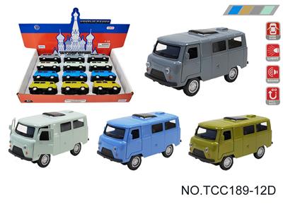 俄罗斯合金车
瓦兹小面包轿车
（单款4色混装） - OBL10257911